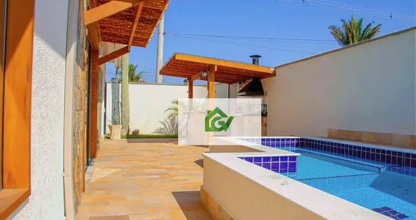 Casa com 3 dormitórios à venda, 238 m² por r$ 2.050.000,00 - indaiá - caraguatatuba/sp