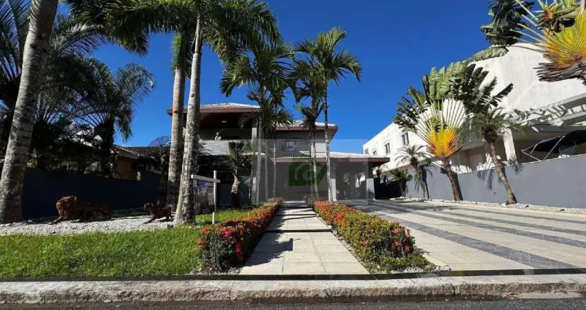 Casa com 6 dormitórios, 500 m² - venda por r$ 6.500.000,00 ou aluguel por r$ 37.800,00/mês - condomínio costa verde tabatinga - caraguatatuba/sp