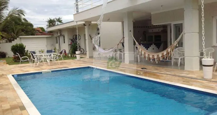 Casa com 5 dormitórios 4 suítes à venda, 450 m² por r$ 2.800.000 - praia das palmeiras - caraguatatuba/sp