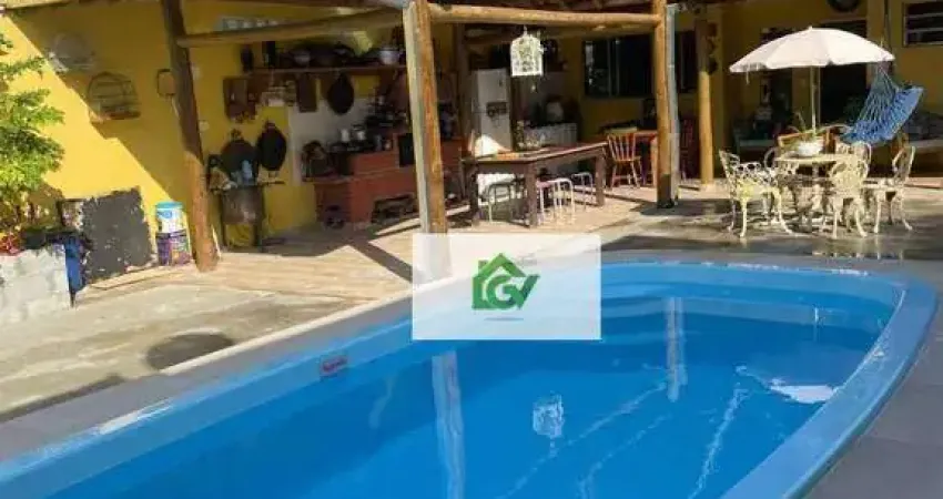 Casa com 1 dormitório à venda, 318 m² por r$ 850.000,00 - praia de barequeçaba - são sebastião/sp