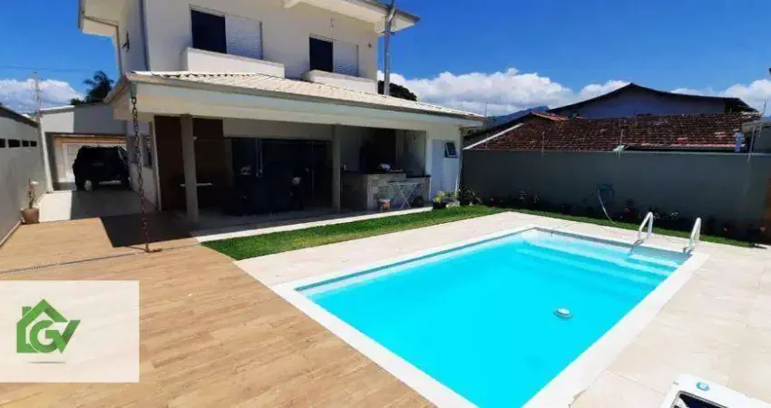 Casa com 4 dormitórios à venda, 300 m² por r$ 1.650.000,00 - jardim britânia - caraguatatuba/sp
