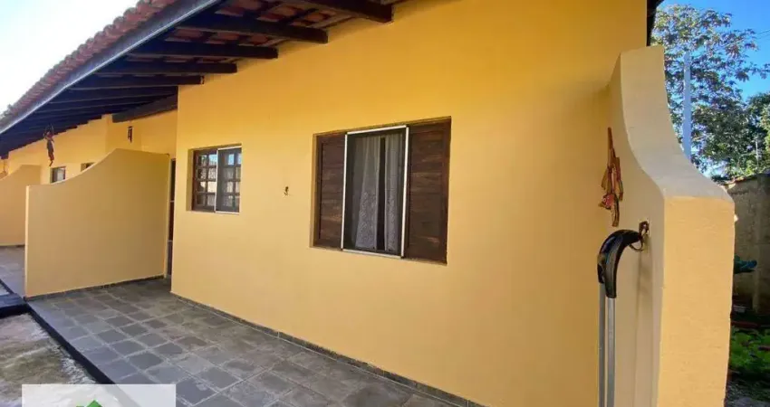 Casa com 2 dormitórios à venda, 50 m² por r$ 330.000,00 - jardim britânia - caraguatatuba/sp