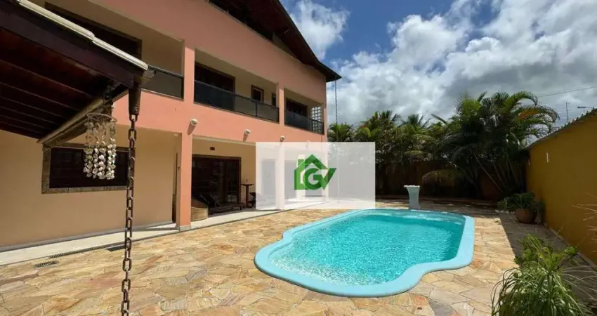 Sobrado com 4 dormitórios à venda, 257 m² por r$ 950.000,00 - pontal de santa marina - caraguatatuba/sp