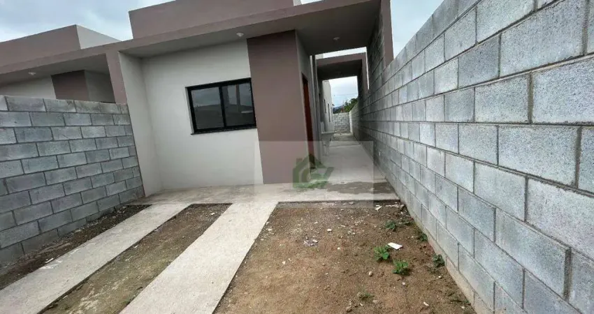 Casa com 2 dormitórios à venda, 52 m² por r$ 290.000,00 - pontal de santa marina - caraguatatuba/sp