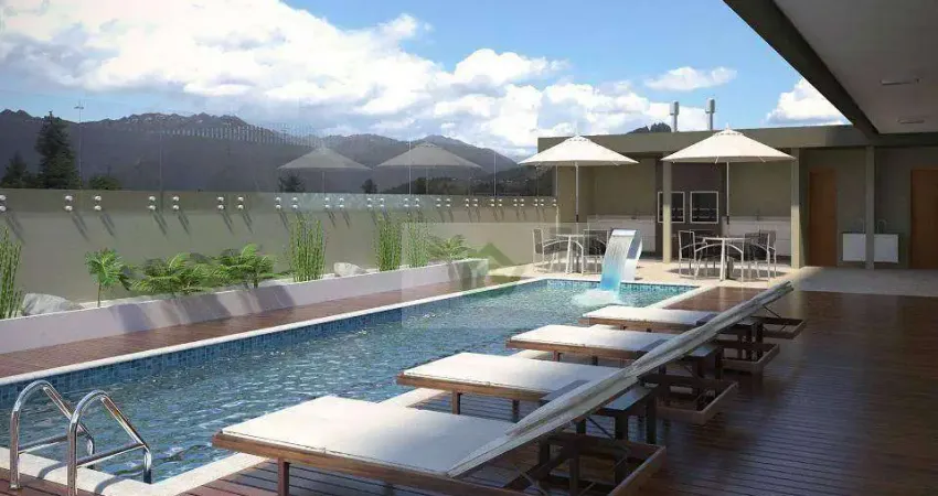 Apartamento com 2 dormitórios suíte à venda, 74 m² por r$ 550.000 - sumaré - caraguatatuba/sp