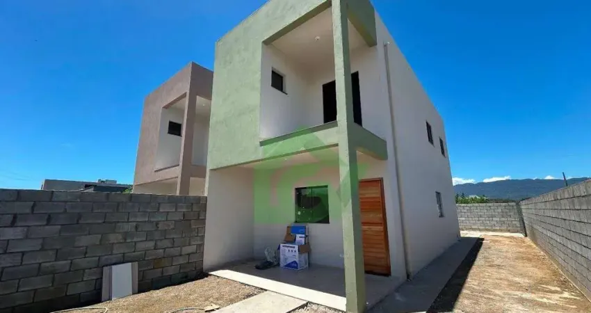 Casa com 3 dormitórios à venda, 90 m² por r$ 420.000,00 - balneário dos golfinhos - caraguatatuba/sp