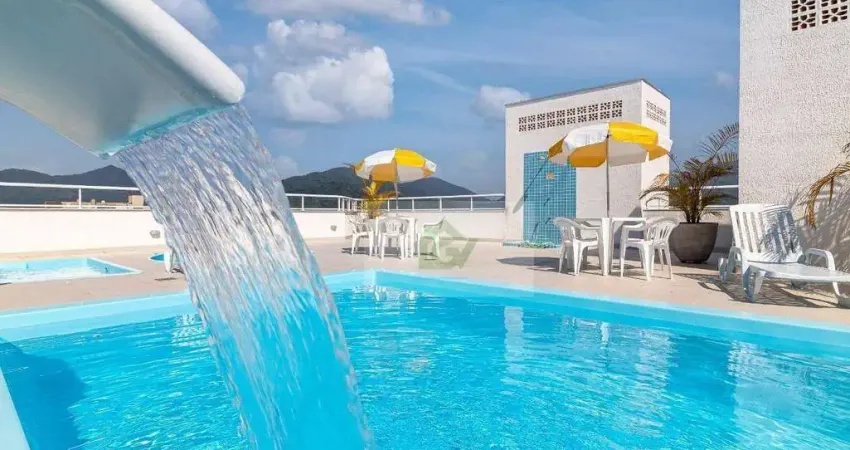 Apartamento com 2 dormitórios suíte à venda, 70 m² por r$ 449.000 - centro - ubatuba/sp