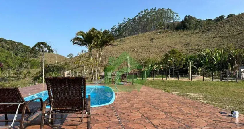 Sítio com 6 dormitórios suíte à venda, 72600 m² por r$ 800.000 - zona rural - natividade da serra/sp