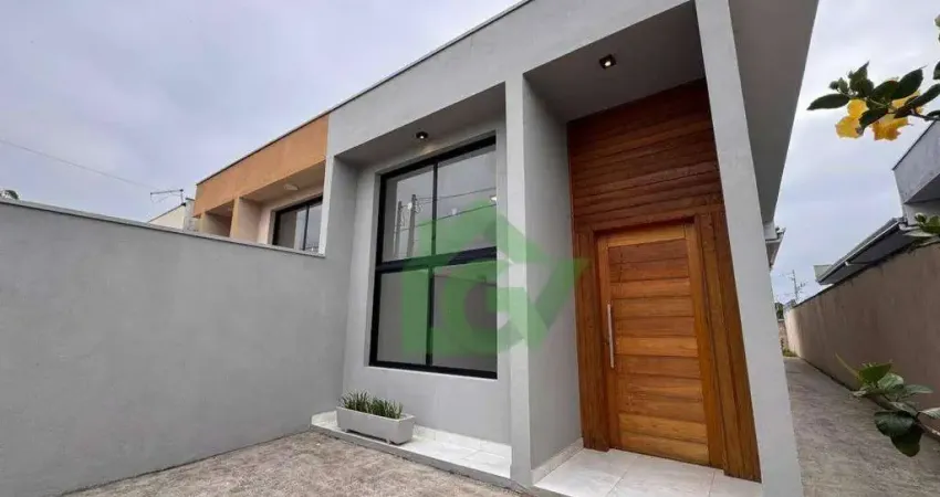 Casa com 3 dormitórios à venda, 80 m² por r$ 399.000,00 - morro do algodão - caraguatatuba/sp