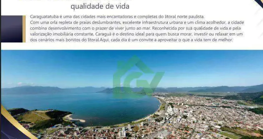 Apartamento com 2 dormitórios à venda, 71 m² por r$ 459.420,82 - porto novo - caraguatatuba/sp