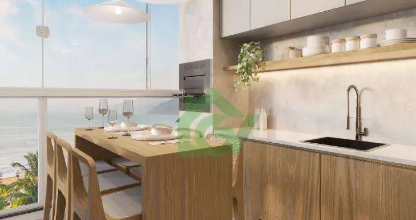 Apartamento com 2 dormitórios à venda, 72 m² por r$ 367.200,00 - aruan - caraguatatuba/sp