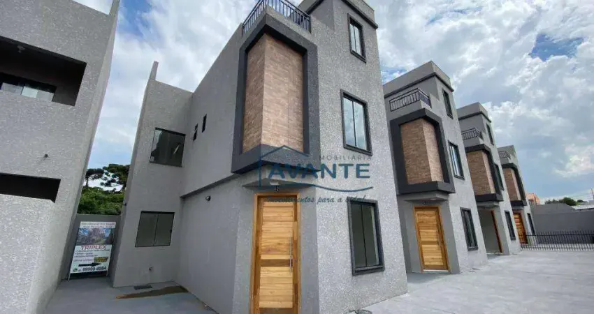 Sobrado com 3 dormitórios à venda, 74 m² por r$ 459.000,00 - sítio cercado - curitiba/pr