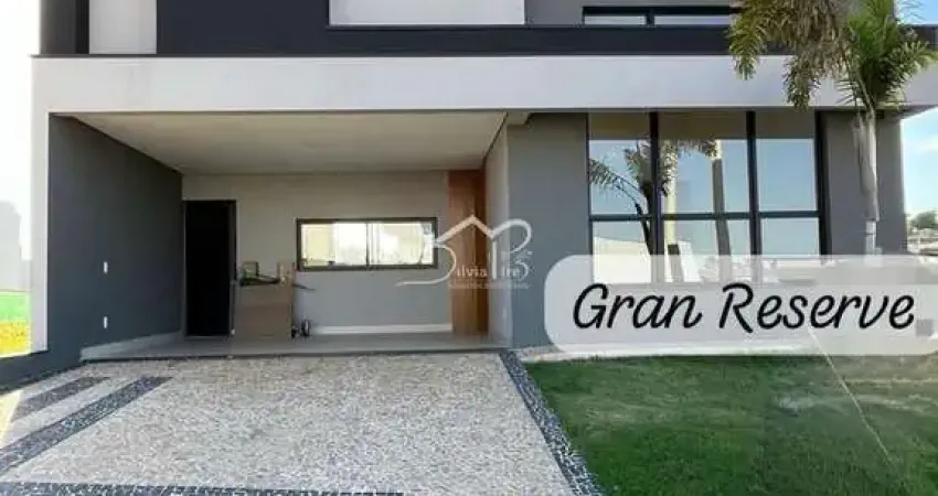 Casa nova 3 suítes e piscina à venda Condomínio Park Gran Reserve em Indaiatuba