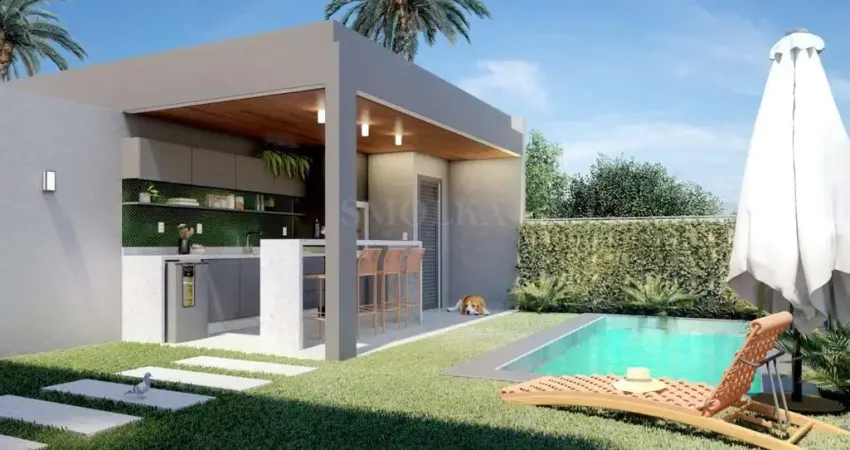 Casa em condomínio fechado com 3 quartos à venda na Estrada Dom João Becker, Vargem do Bom Jesus, Florianópolis