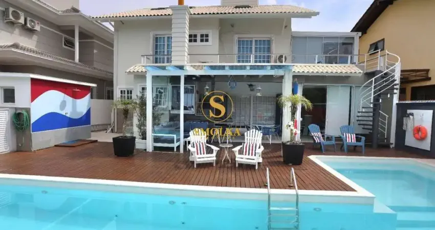 Casa em condomínio fechado com 4 quartos para alugar na Rua dos Cações, Jurerê Internacional, Florianópolis