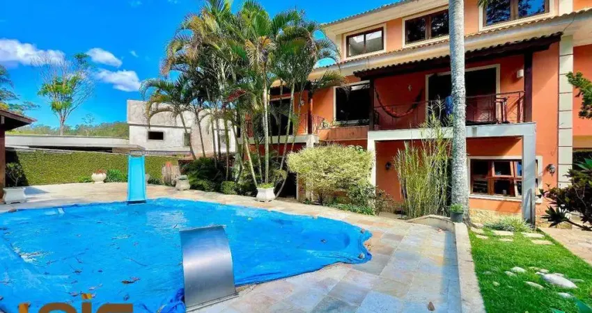 Casa com 4 dormitórios à venda, 518 m² por r$ 3.800.000,00 - parque do imbui - teresópolis/rj