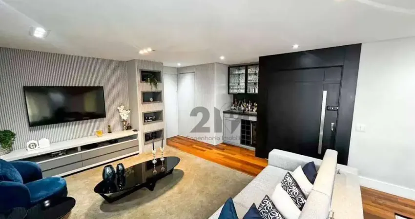 Apartamento com 3 dormitórios à venda, 145 m² por r$ 2.450.000,00 - santa teresinha - são paulo/sp