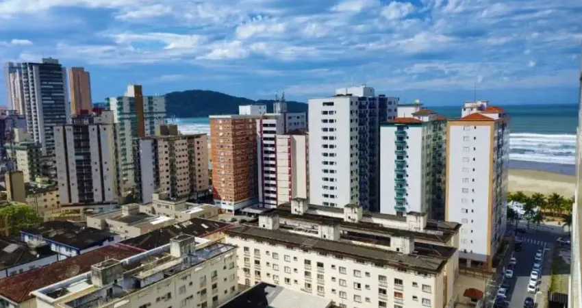 Apto de 2 dorm c/1 suíte, sacada gourmet, 150 metros da praia. 118 m² de área útil. bairro; guilhermina.