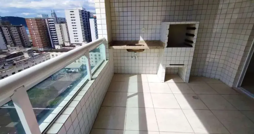 Apto de 3 dorm c/1 suíte, sacada gourmet, 150 metros da praia. 125 m² de área útil. bairro; guilhermina.
