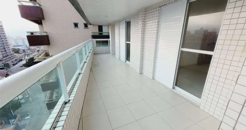 Apto de 3 dorm c/2 suítes, sacada gourmet, 100 metros da praia. 139 m² de área útil. bairro; guilhermina.