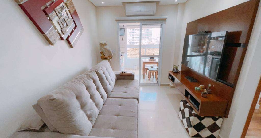 Apto de 2 Dorm c/ 2 suítes, sacada gourmet, 2 vagas, 84,00 m² de área útil. Bairro: FORTE.
