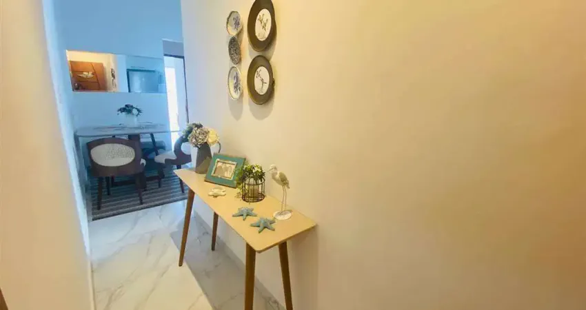 Apto de 2 dorm c/ 1 suíte, mobiliado, sacada gourmet, vista mar, 62 m² de área útil. bairro: flórida.