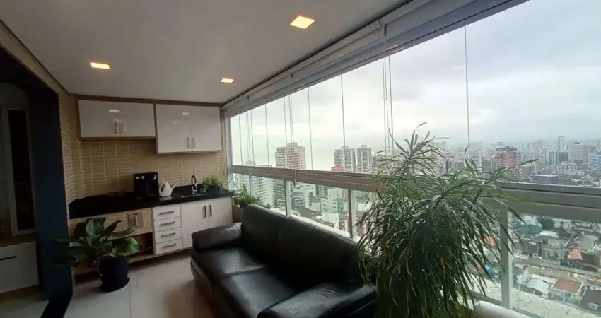 Apto de 3 Dorm c/ 1 suíte, SACADA GOURMET, 112,16 m² de área útil. Bairro: CANTO DO FORTE.