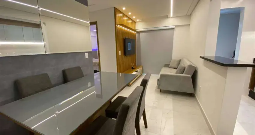 Apto 1 dorm c/ suíte, 55,82 m² dev áre útil, mobiliado. bairro: canto do forte.