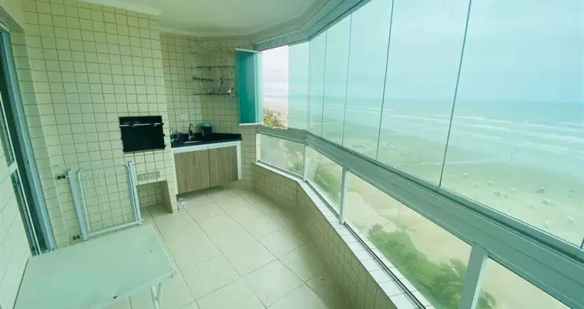 Apto 2 dorms c/ 01 suíte, 70 m² de área útil, frente mar, semi-mobiliado. bairro:  maracanã.