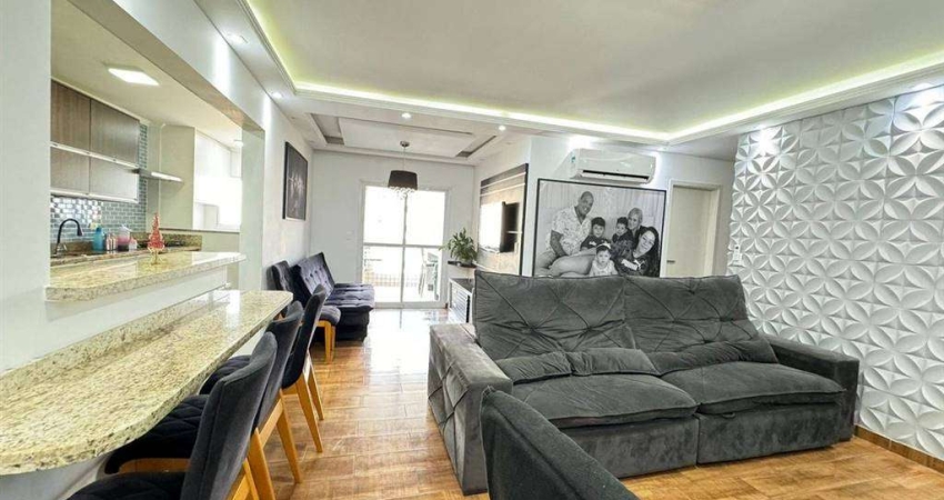 Apto de 2 Dorm, c/ 2 suítes, c/ sacada, 100  m² de área útil. Bairro: GUILHERMINA.