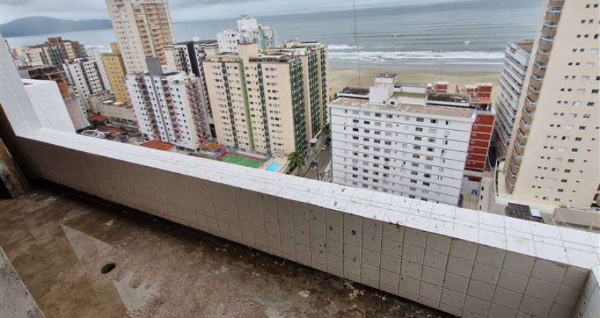 Apto de 2 Dorm c/ ampla VISTA MAR, 74 m² de área útil. BAIRRO: AVIAÇÃO.