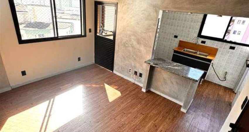 Apto de 1 Dorm c/ SACADA VISTA LIVRE, 48 m² de área útil. BAIRRO: GUILHERMINA.