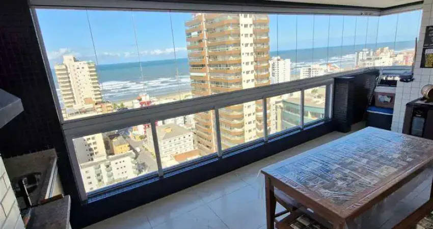 Apto de 3 Dorm c/ 3 SUÍTES, VISTA MAR, 2 VAGAS, 132 m² de área útil. BAIRRO: TUPI.