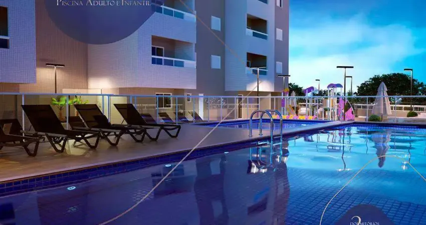 Apto de 2 Dorm c/ SUÍTE, sacada GOURMET, 63,42 m² de área útil. BAIRRO: GUILHERMINA.