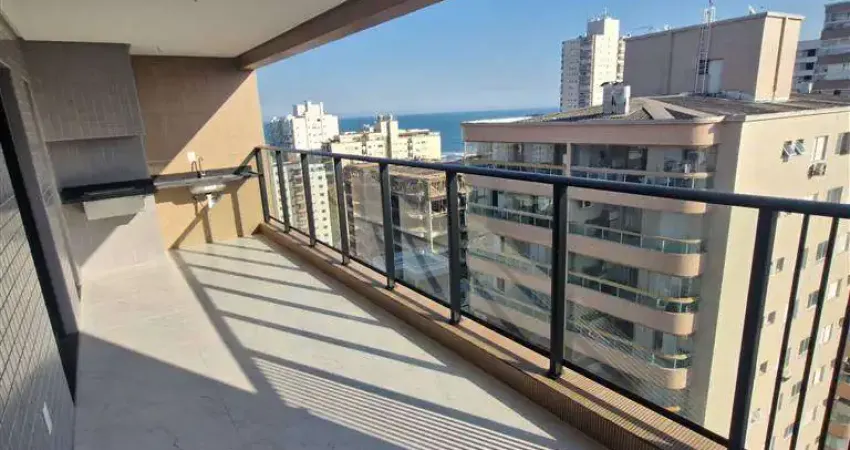 Apto de 2 Dorm sendo 2 suítes, sacada gourmet, 94,16  m² de área útil. Bairro: Aviação.
