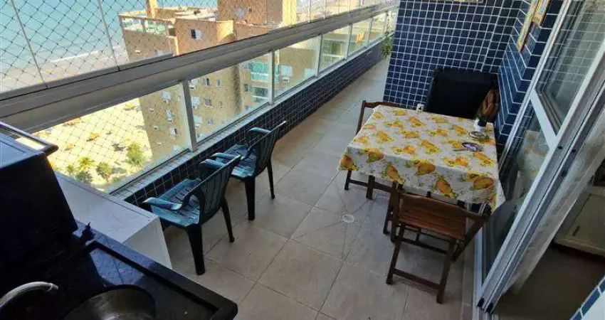 Apto de 3 Dorm c/ 3 SUÍTES, AMPLA VISTA MAR, 2 VAGAS, BAIRRO: CANTO DO FORTE.