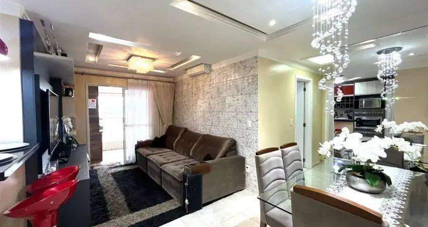 Apto de 2 dorm sendo1 suíte, sacada gourmet, 86 m² de área útil. bairro: aviação.