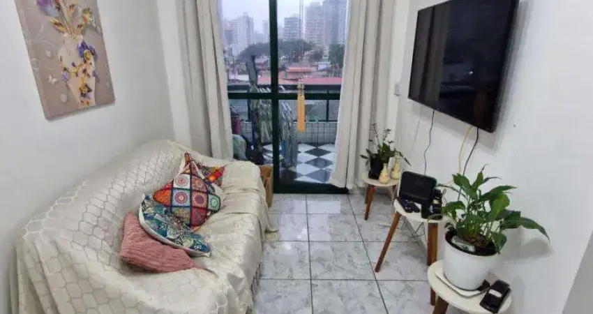 Apto de 1 dorm. c/ sacada, 50 m² de área útil. bairro: guilhermina.