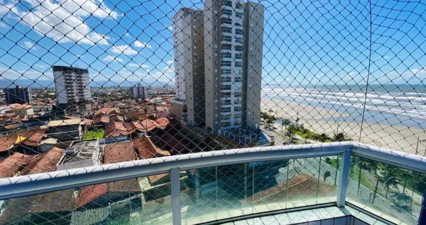 Apto de 1 dorm, 40 m² de área útil, sacada gourmet c/ vista mar. bairro: vila caiçara.