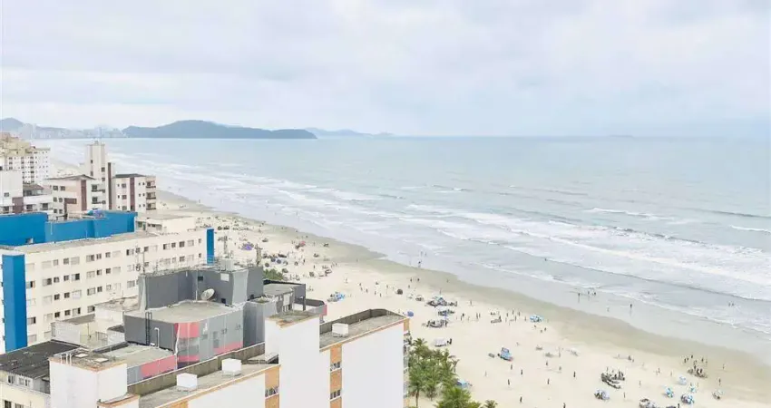 Apto 2 dorms c/ suíte, 79,48 m² de área útil, vista mar, lazer completo.bairro: mirim.