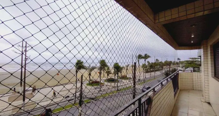 Apto de 3 dorm, sendo 1 suíte, sacada vista mar, 190 m² de área útil. bairro: aviação.