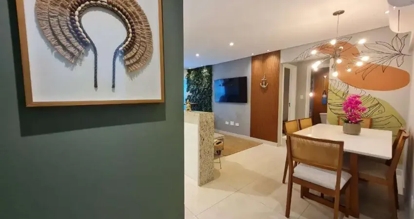 Apto de 01 dorm c/ suíte, 53,62 m² de área útil, vista mar. bairro