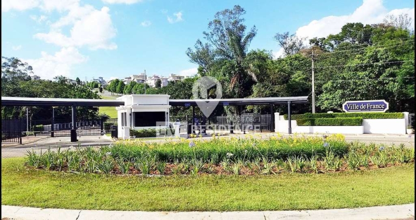 Terreno à venda no condomínio Ville de France em Itatiba/SP