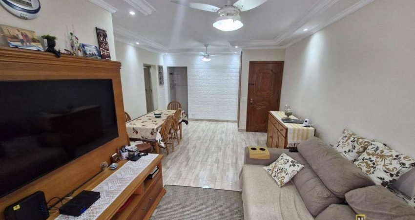 Apartamento com 3 dormitórios à venda, 95 m² por R$ 670.000,00 - Pitangueiras - Guarujá/SP