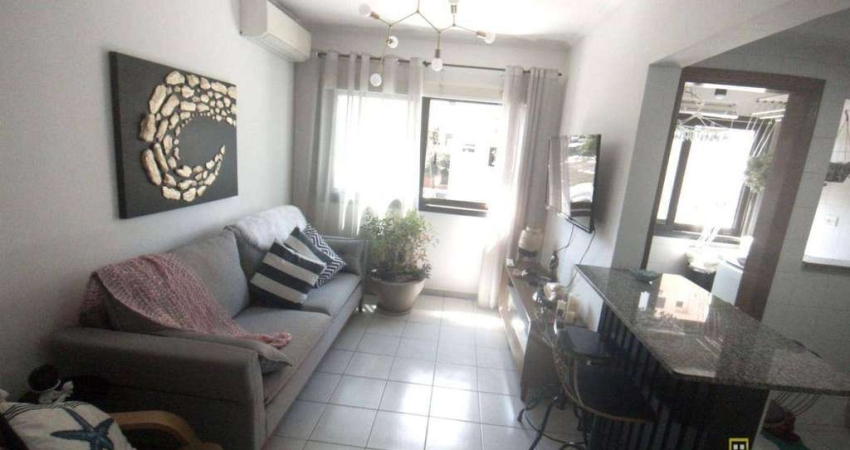 Apartamento com 1 dormitório à venda, 48 m² por R$ 350.000,00 - Tombo - Guarujá/SP
