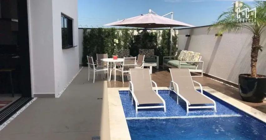 Casa sobrado em indaiatuba, condomínio maria dulce com 4 suítes - 294 m²