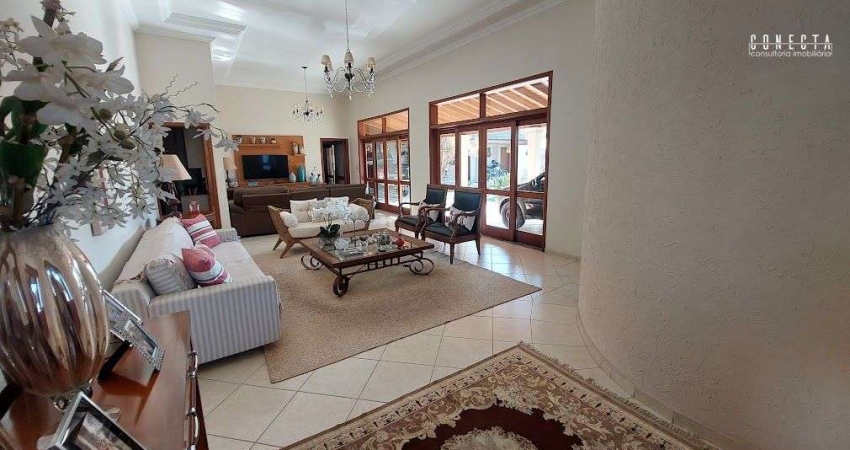 Casa Térrea em Indaiatuba, Condomínio Portal dos Ipês com 3 suítes - 330 m²