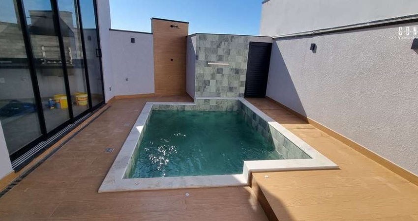 Casa Térrea em Indaiatuba, Condomínio Gran Reserve com 3 suítes - 156 m²