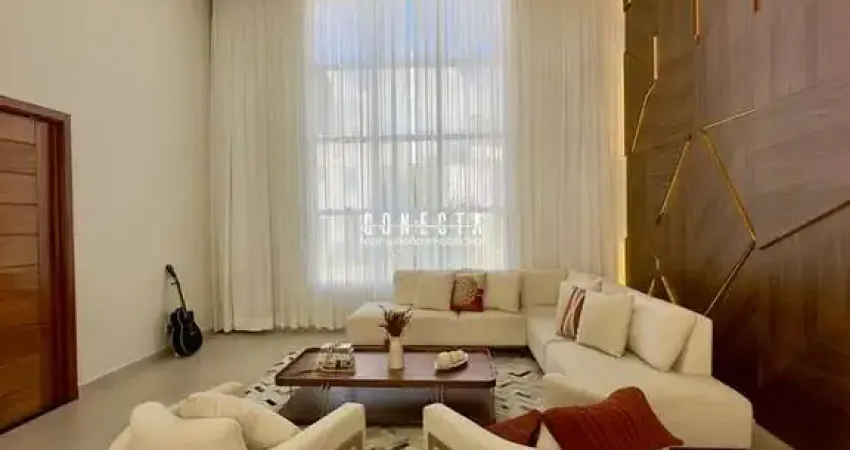 Casa Térrea em Indaiatuba, Condomínio Jardins Di Roma com 3 suítes - 182m²
