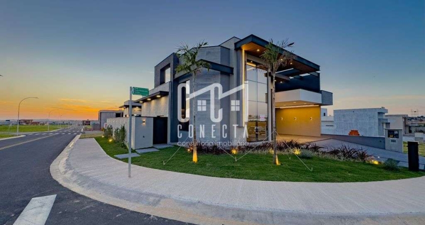 Casa Térrea em Indaiatuba, Condomínio Maria Cândida com 3 suítes - 220 m²